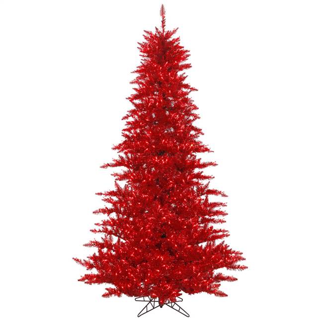5.5'x42" Tinsel Red DL LED 400Red