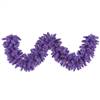 9'x14" Flk Purple Garland DuraL LED100Pr