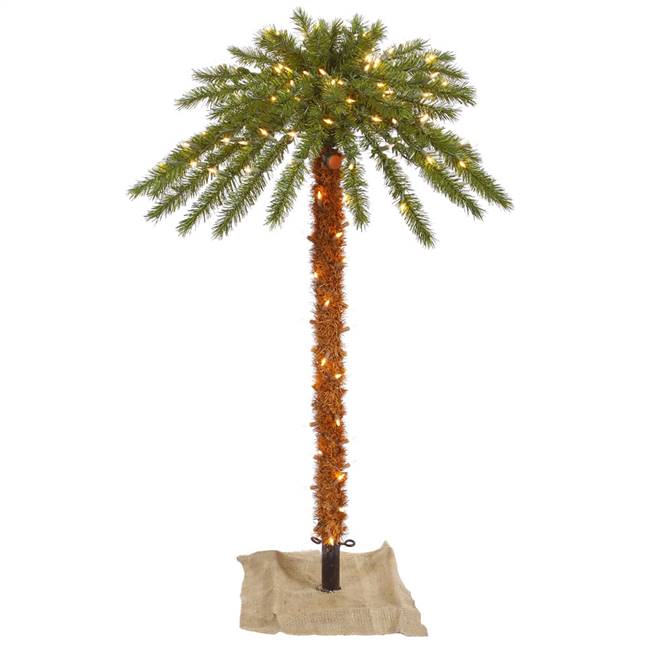 6' Outdoor Palm Tree DuraLit 300CL 67T