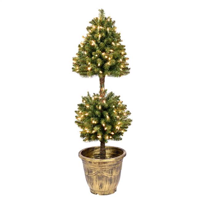 4' Tifton Two Ball Topiary DuraLit 200CL