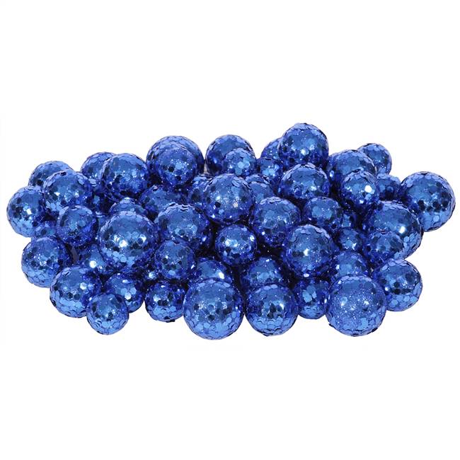 20-25-30MM Blue Glitt Ball 72/Bag