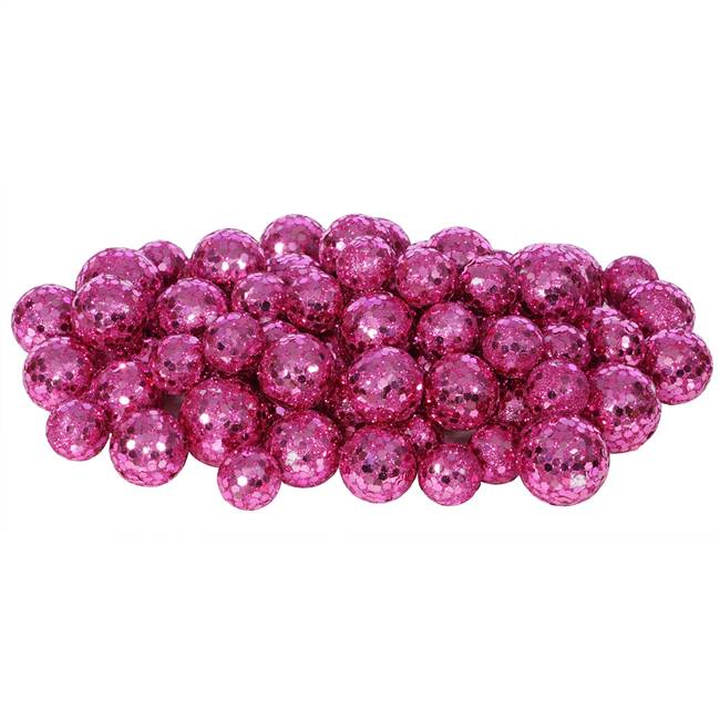 20-25-30MM Magenta Glitt Ball 72/Bag