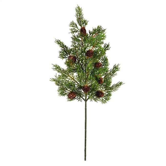 19" Green Cypress Spray Pk/3