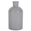 8" Crystal Gray Paint Glass Bottle Set/2