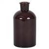 8" Black Painted Glass Bottle Set/2