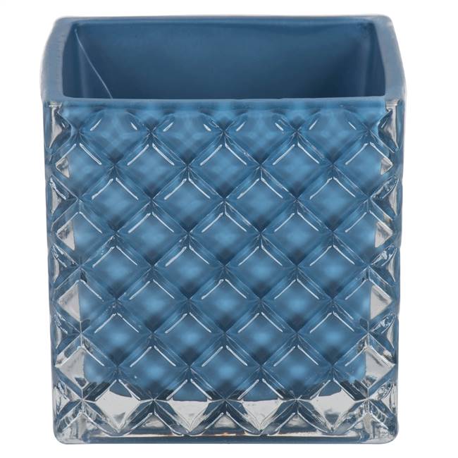 4" Hydro Square Glass Container Set/2