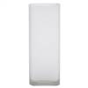 9.6" White Square Glass Container