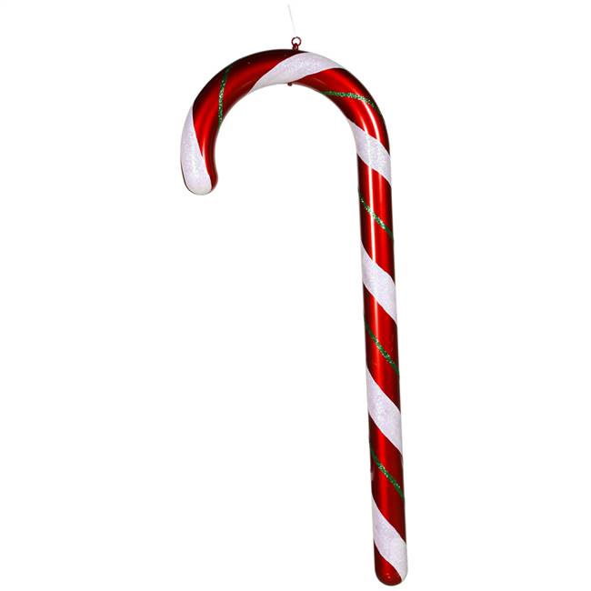 48" Candy Cane Red-White-Green