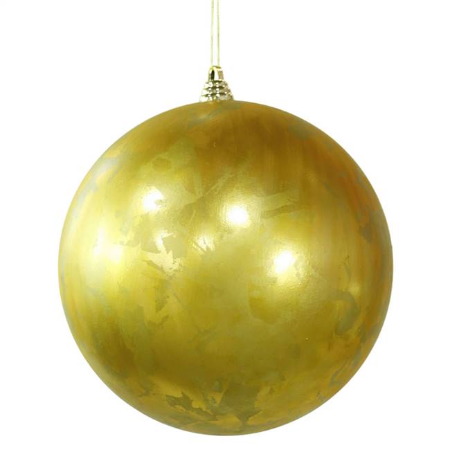 10" Antique Gold Foil Finish Ball