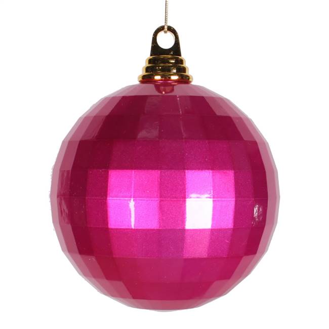 5.5'' Cerise Candy Mirror Ball 1/Bag