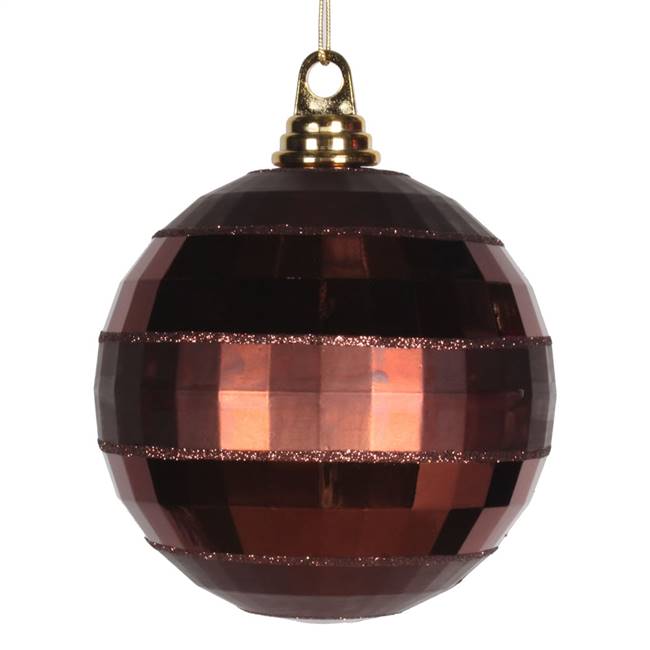 5.5" Chocolate Shiny-Matte Mirror Ball