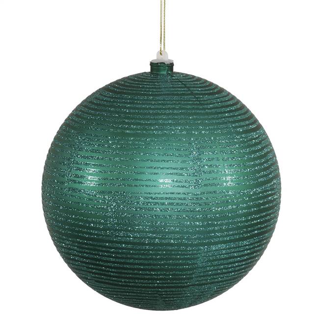 5.5" Emerald Matte-Glitter Ball 2/Box