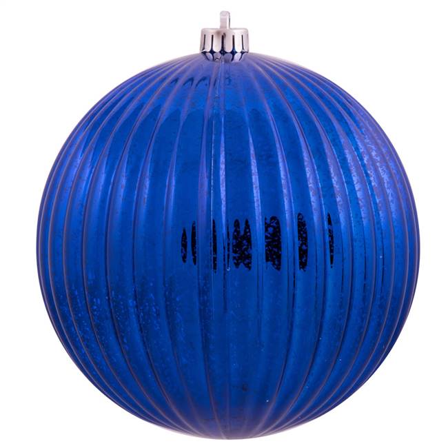 10" Sea Blue Mercury Pumpkin Ball 1/Bg