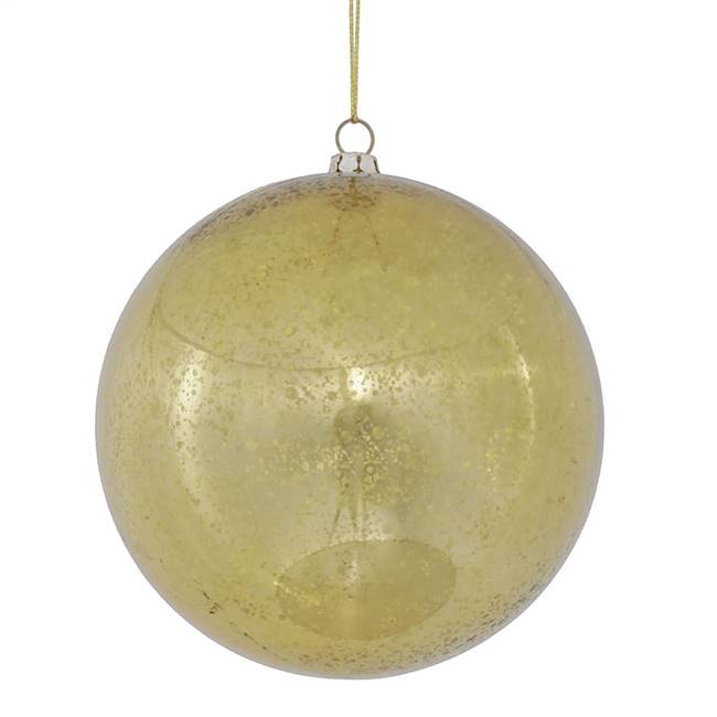 4.75" Gold Shiny Mercury Ball 4/bag