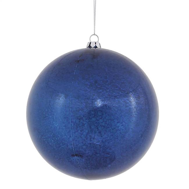 4.75" Sea Blue Shiny Mercury Ball 4/bag