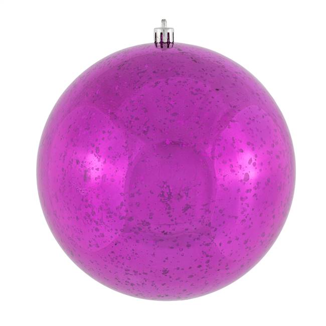 6"  Magenta Shiny Mercury Ball 4/bag