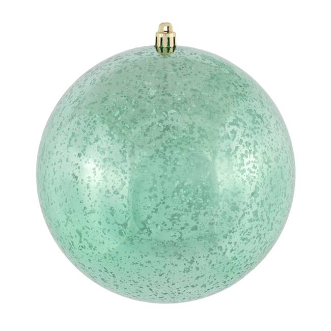 6" Seafoam Shiny Mercury Ball 4/Bg