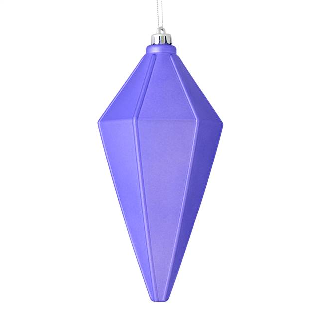 7" Lavender Matte Lantern Ornament 4/Bag