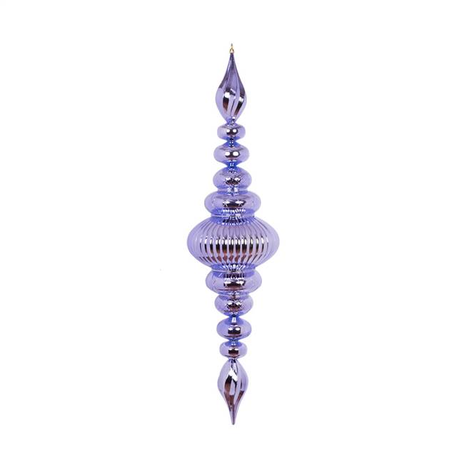 41" Lavender Shiny Finial Ornament