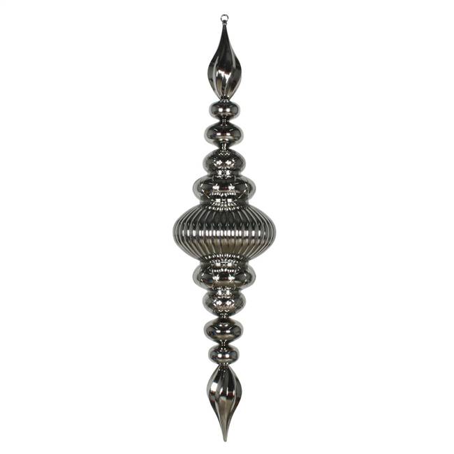 41" Pewter Shiny Finial Ornament