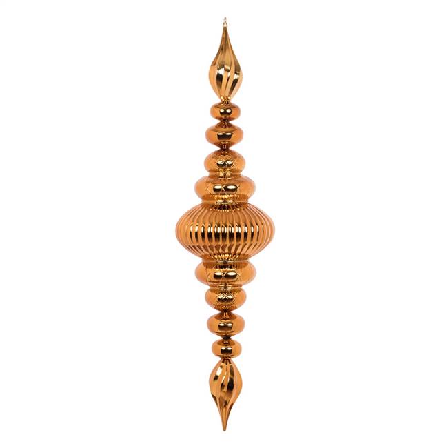 41" Copper Shiny Finial Ornament