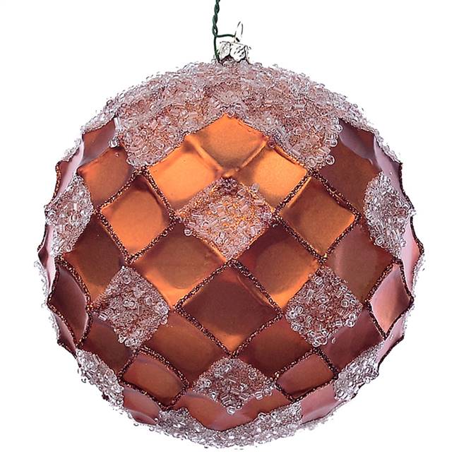 4.75" Copper Net Beaded Ball 3/Bag