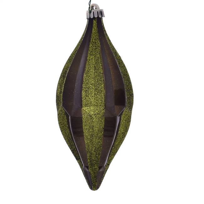 10" Olive Candy Glitter Shuttle 2/Bag