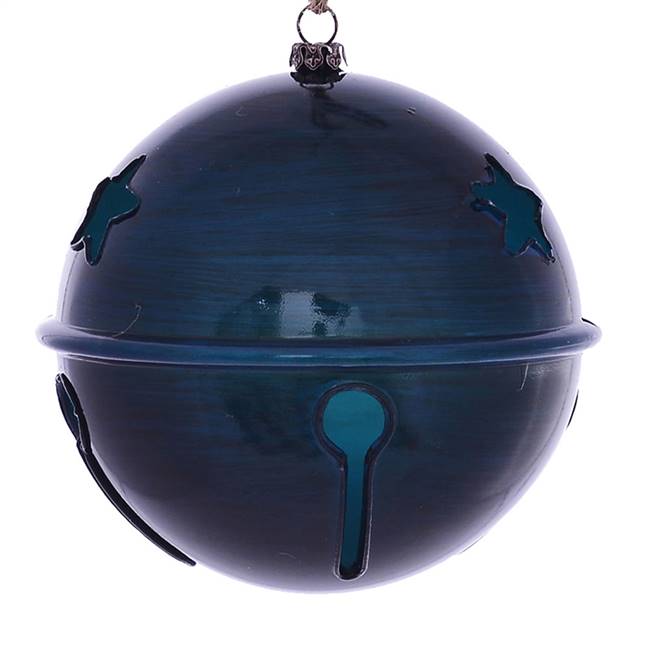 4.75" Midnight Blue Wood Grain Bell 4/Bg