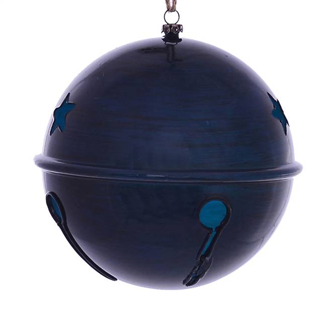 6" Midnight Blue Wood Grain Bell 2/Bag