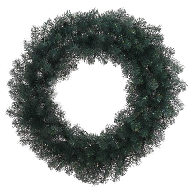 36" Blue Crystal Pine Wreath 300T