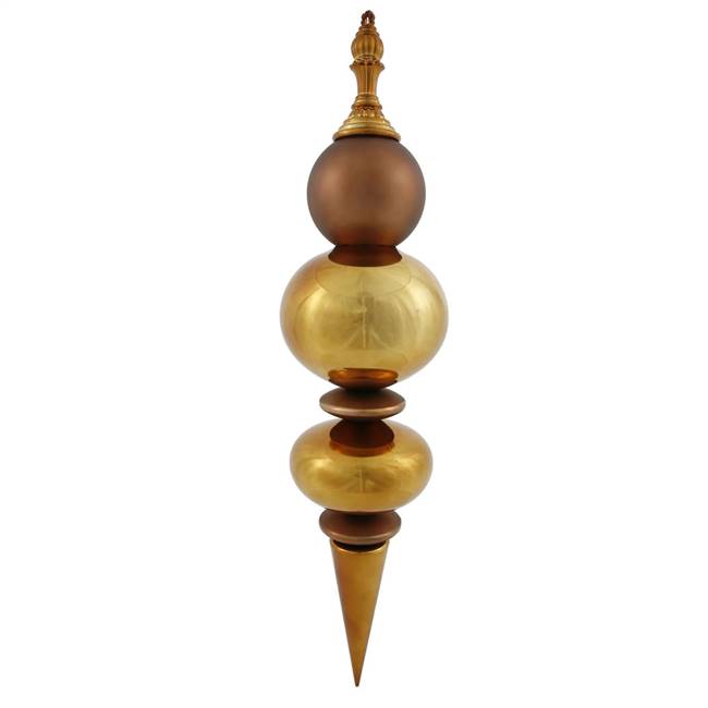 36" Mocha UV Shiny Matte Finial