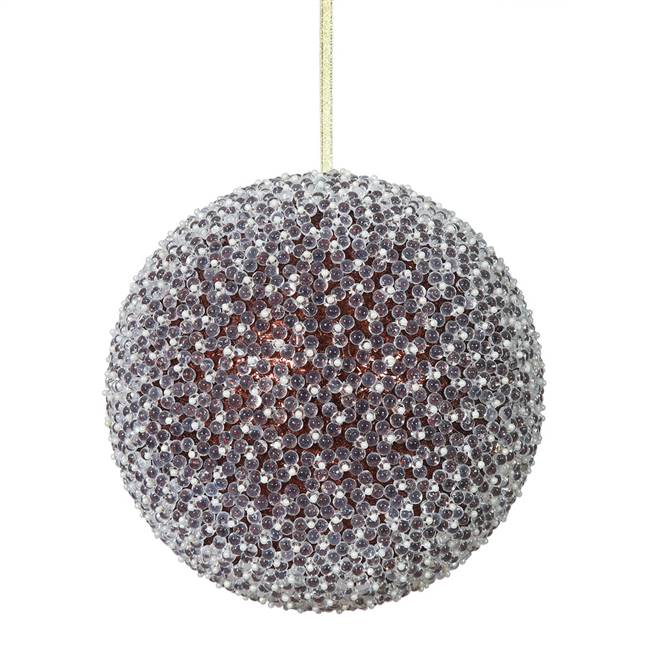 10" Chocolate Acrylic Beaded Ball 1/Bag