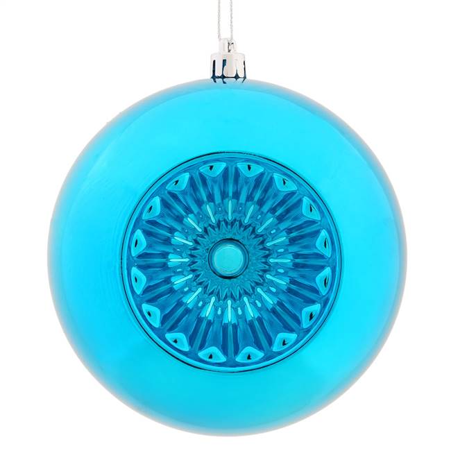 4.75" Turquoise Shy Star Brite Ball 4/Bg