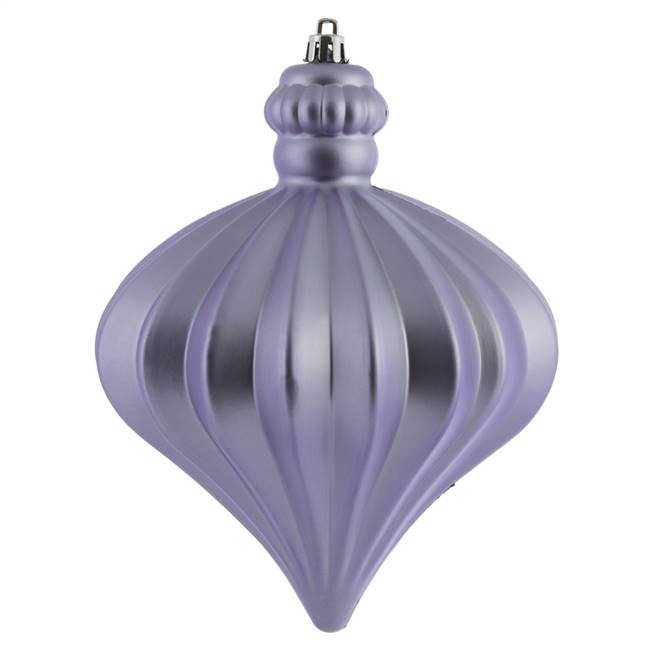 6" Lilac Matte Onion Drop 4/Bg