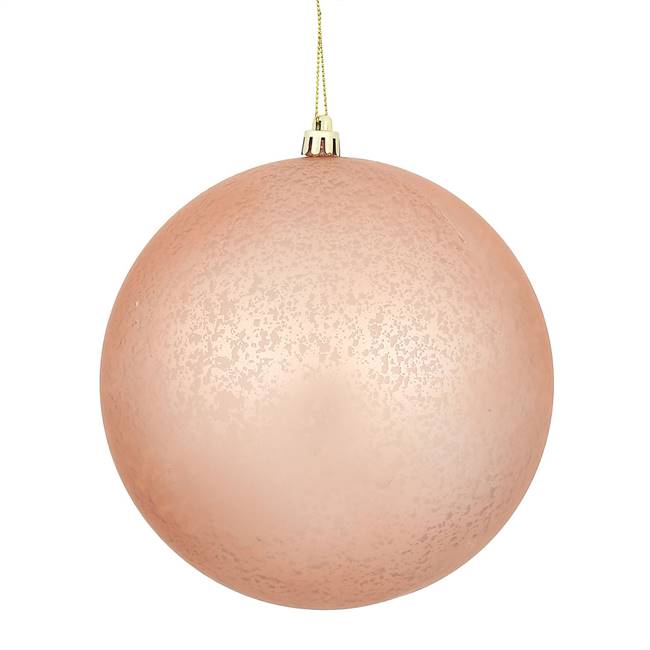 4" Rose Gold Matte Mercury Ball 6/Bg