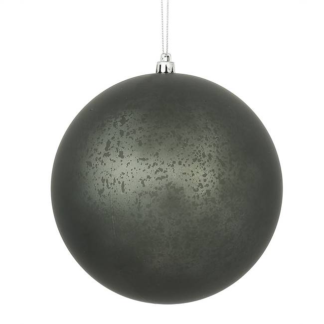 4" Pewter Matte Mercury Ball 6/Bg