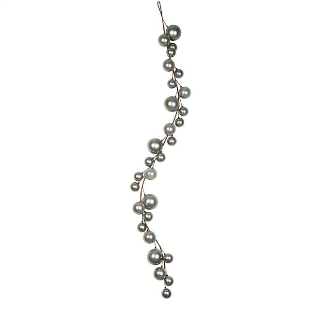 6' Limestone Shiny Ball Garland