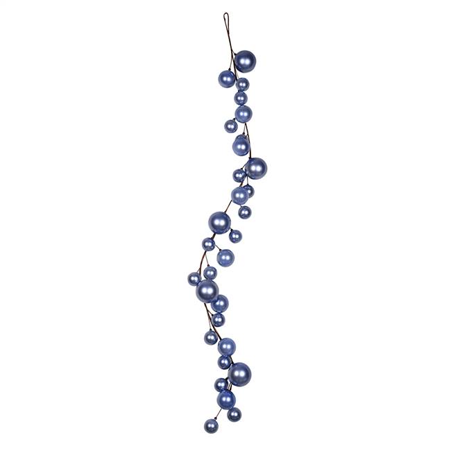 6' Periwinkle Matte Ball Garland