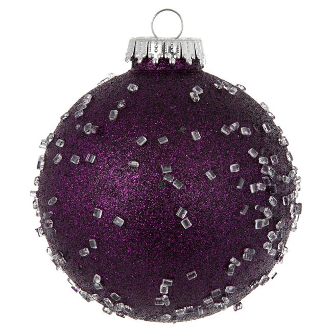 4" Plum Ice Ball 6/Bag