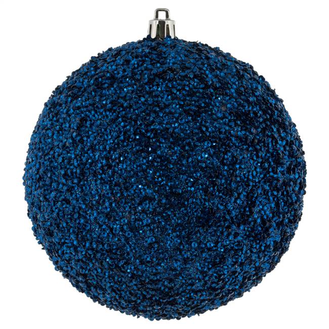 4.75" Midnight Blue Bead Ball Drill 6/Bg