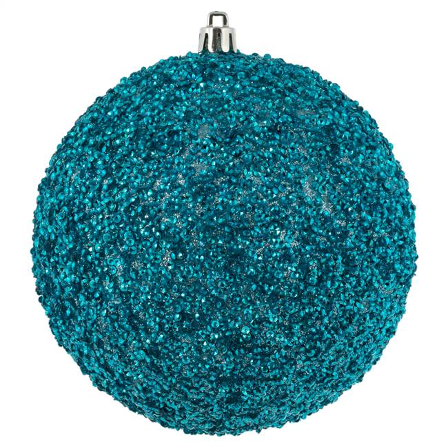 4.75" Baby Blue Beaded Ball Drill 6/Bg