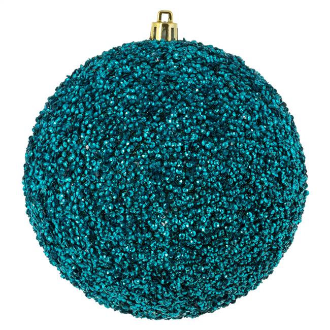 4.75" Sea Blue Beaded Ball Drill 6/Bag