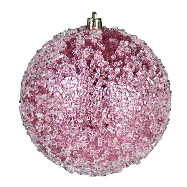 10" Mauve Glitter Hail Ball