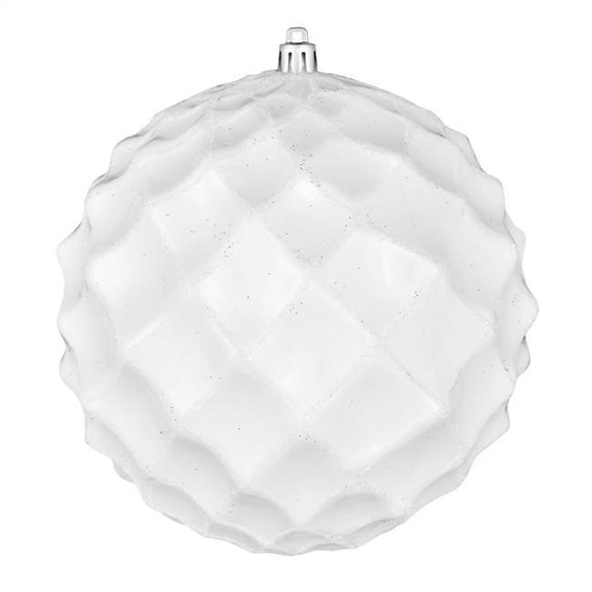 4" White Shiny Form Ball 6/Bag