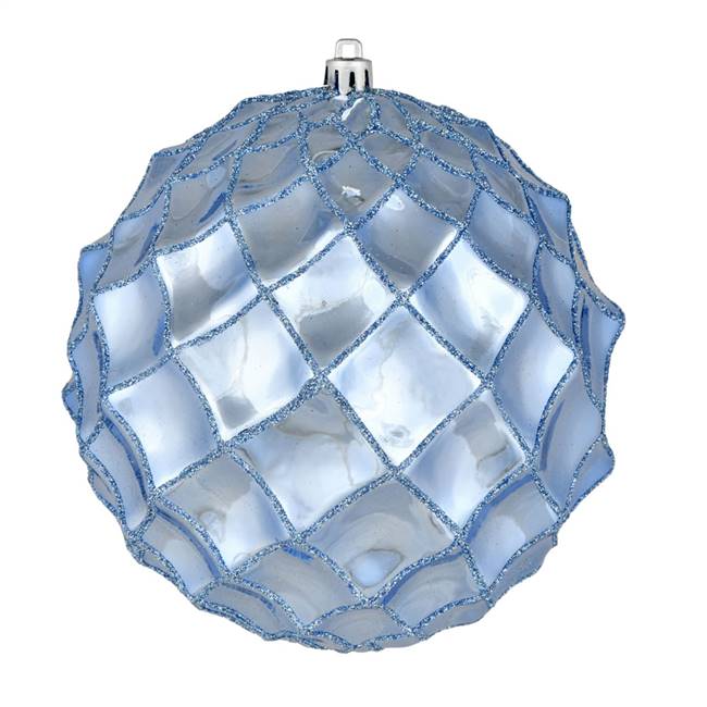 6" Periwinkle Shiny Form Ball 4/Bag