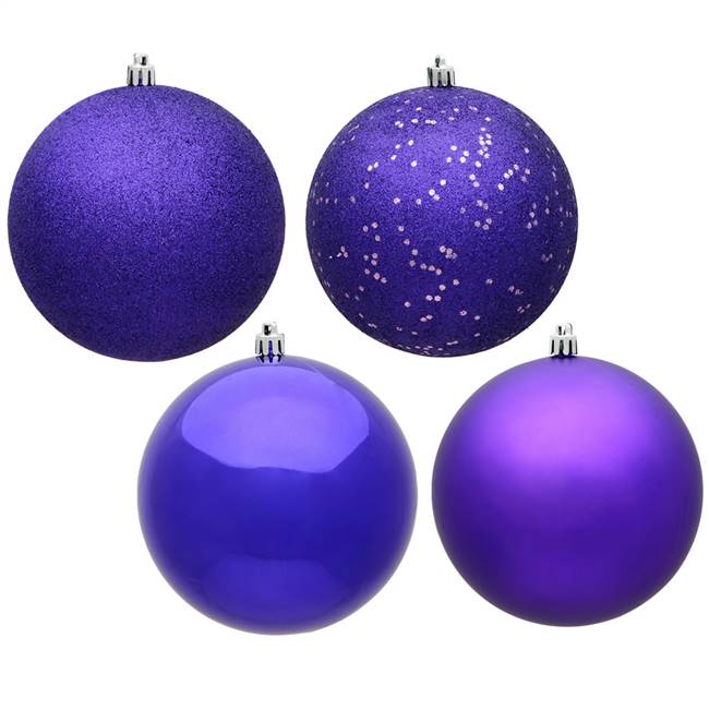 1" Purple Ball 4 Finish Asst 2Boxes/18