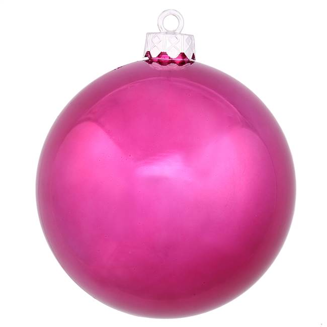 2.4" Magenta Shiny Ball UV Shatterproof