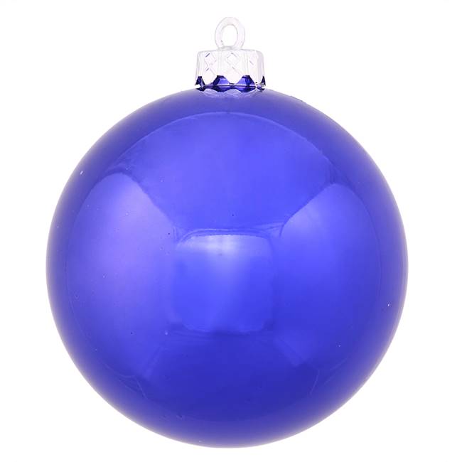 2.4" Colbalt Blue Shiny Ball UV Shatterp