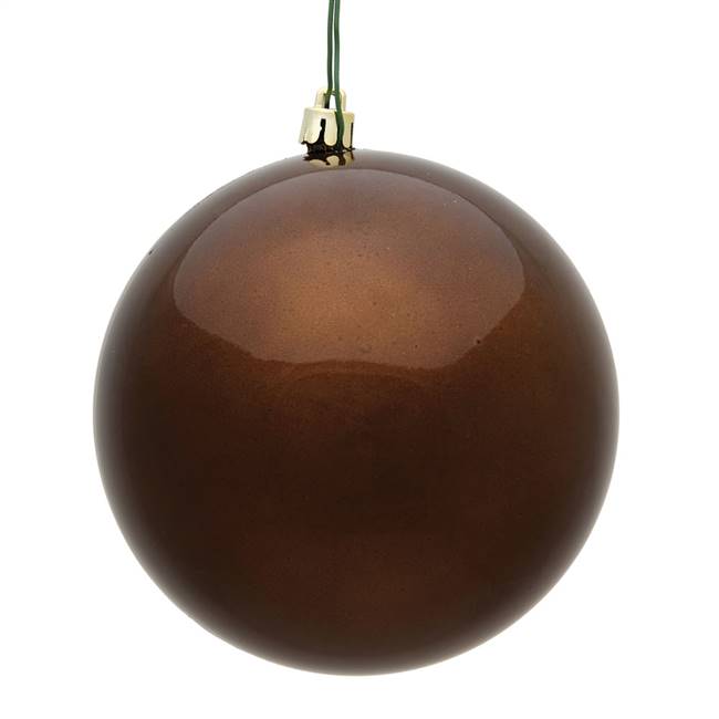 4" Mocha Candy Ball UV Drilled 6/Bag