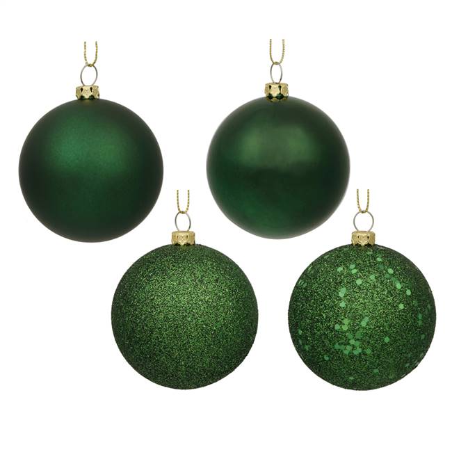 4" Emerald 4 Finish Ball Asst 12/Bx